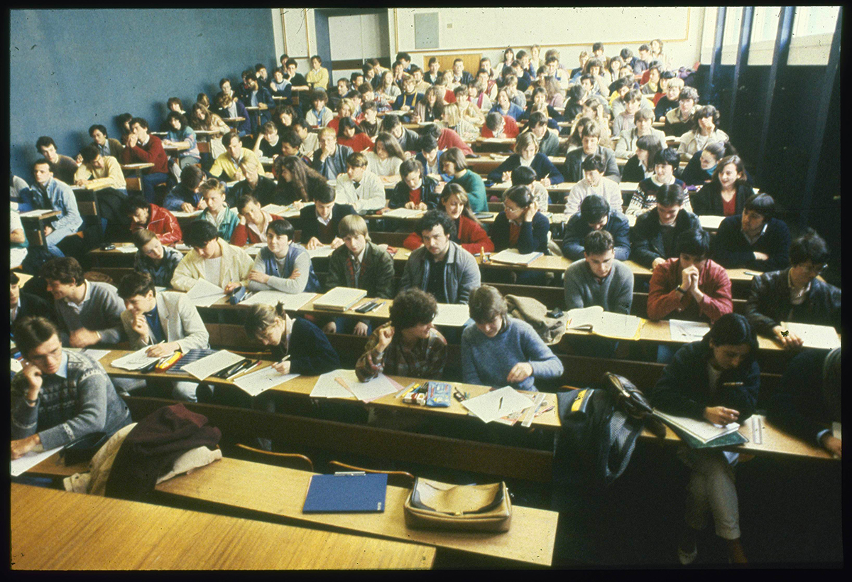 cours en amphithéâtre