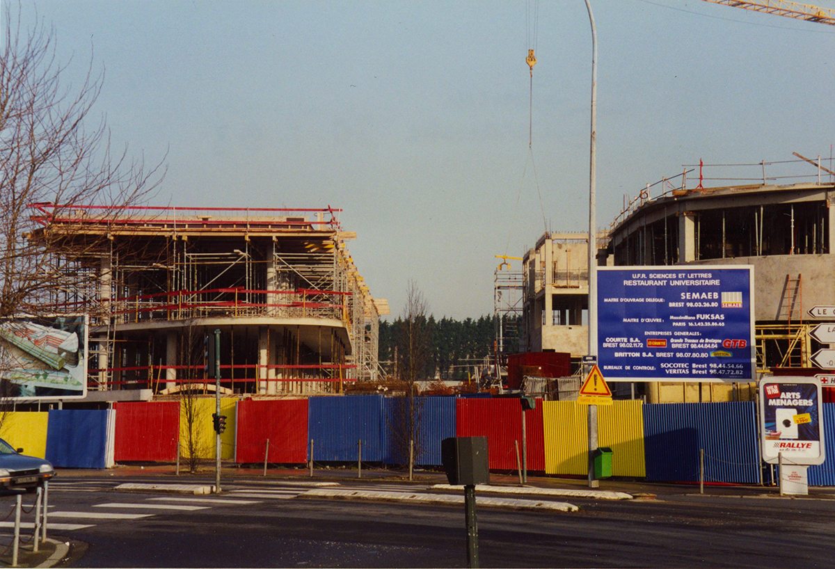 la faculté Victor Segalen en construction