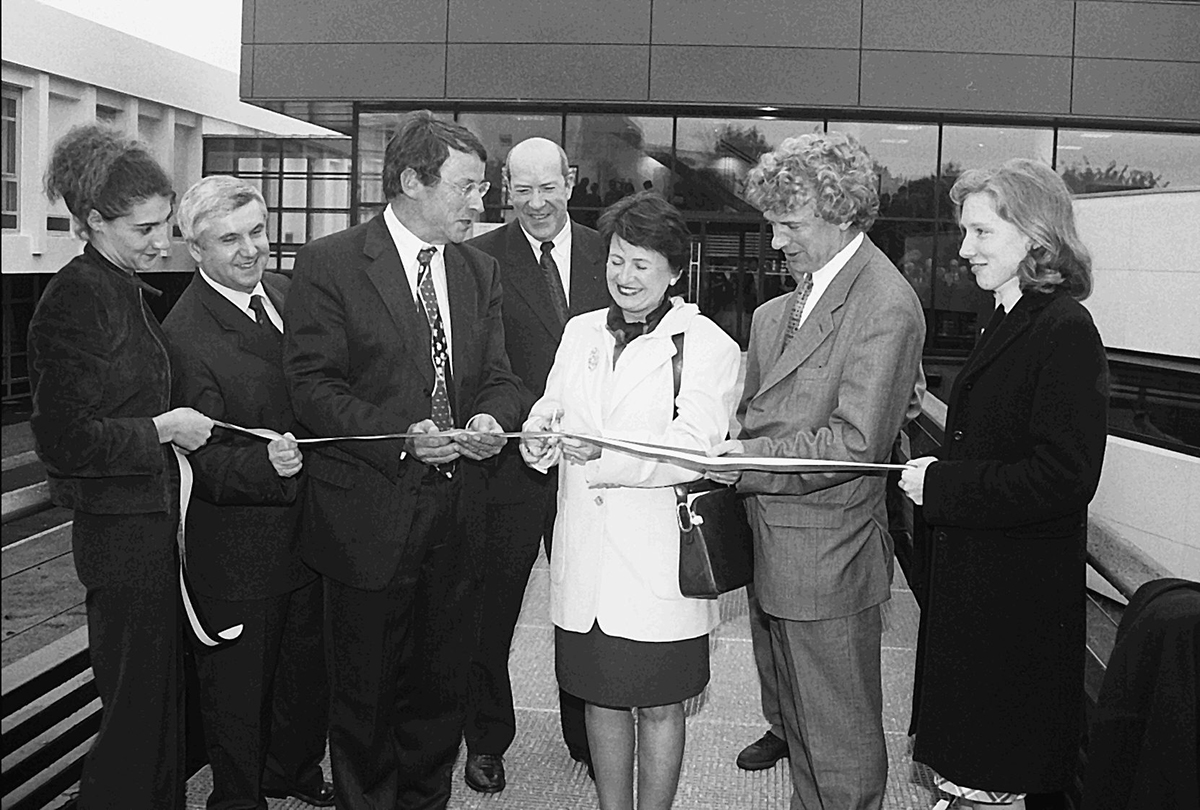 inauguration des nouveaux bâtiments de la présidence