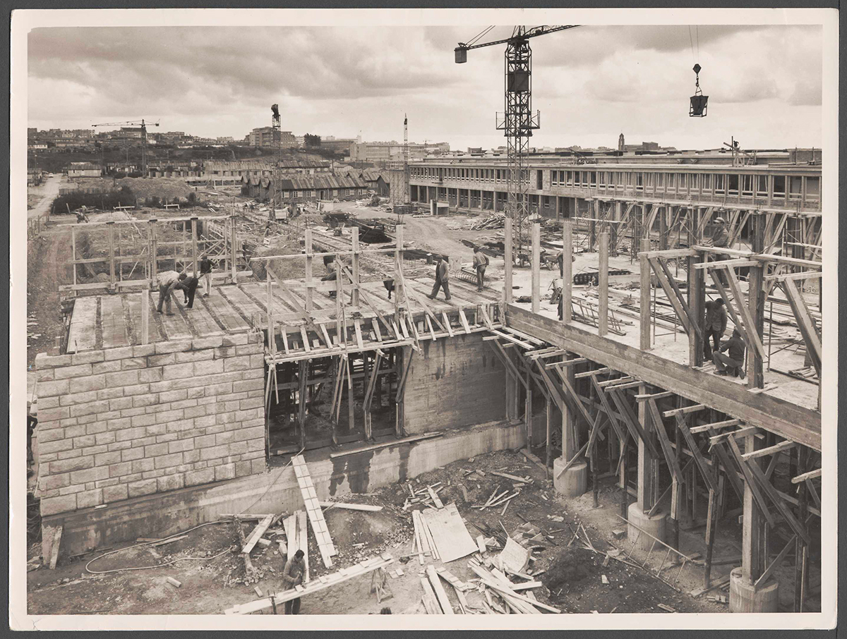 le chantier de la faculté de Sciences