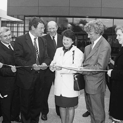 inauguration des nouveaux bâtiments de la présidence