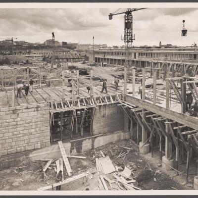 le chantier de la faculté de Sciences