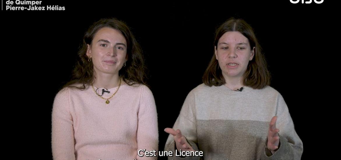 Témoignages étudiants UBO licences professionelles