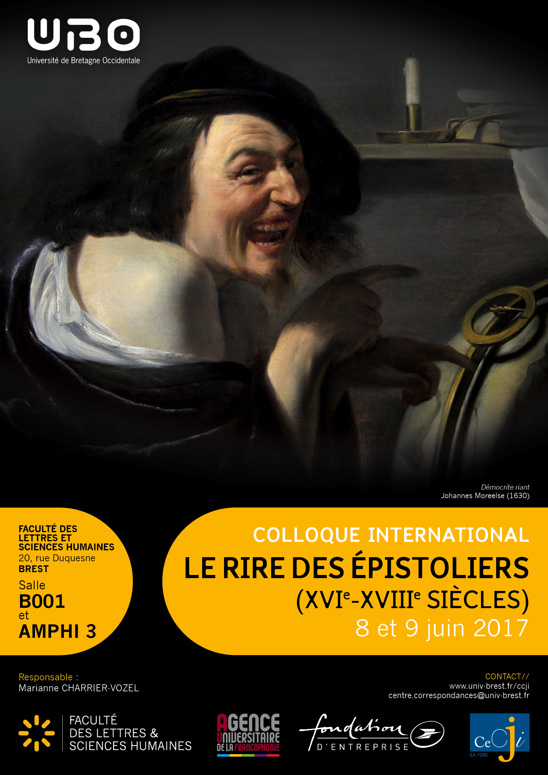 Le rire des épistoliers XVIe XVIIIe siècle