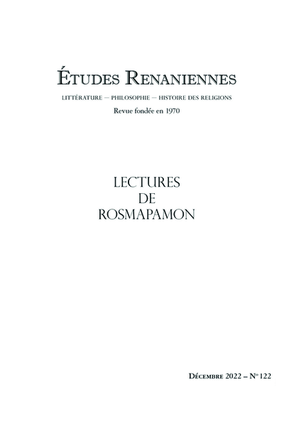 Études Renaniennes