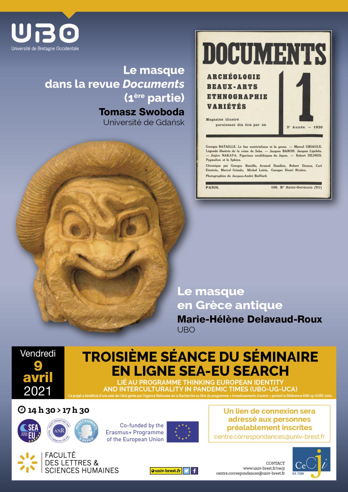 Le masque dans la revue Documents (1ère partie)