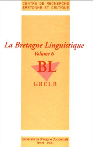 La Bretagne linguistique n° 6