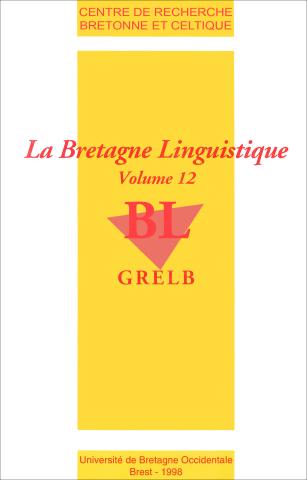 La Bretagne linguistique n° 12