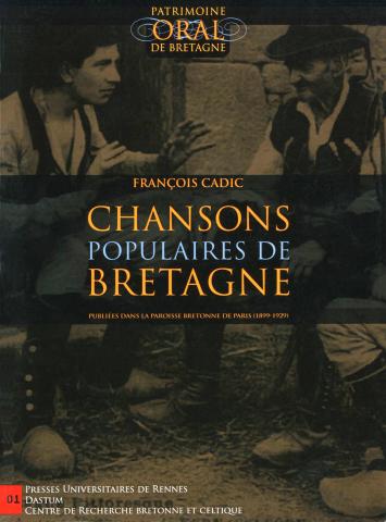 Couverture du livre Chansons populaires de Bretagne