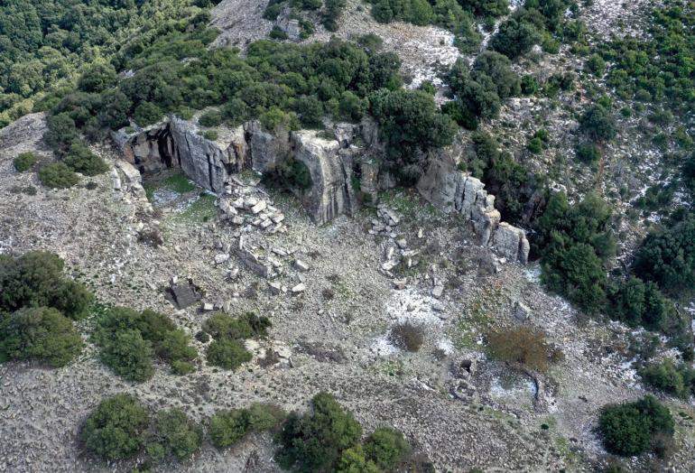 Cipollino marble quarries near Styra, Euboea