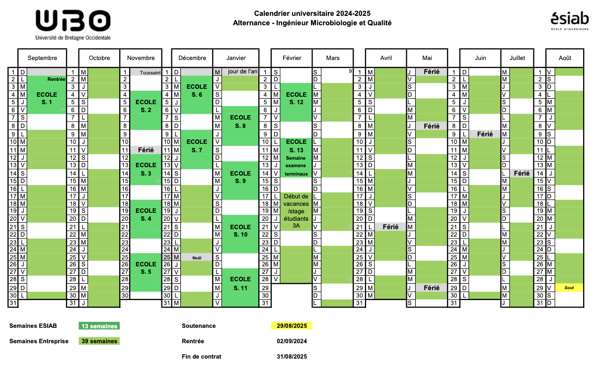 Calendrier MQ2024-2025 ApprentiFISEA