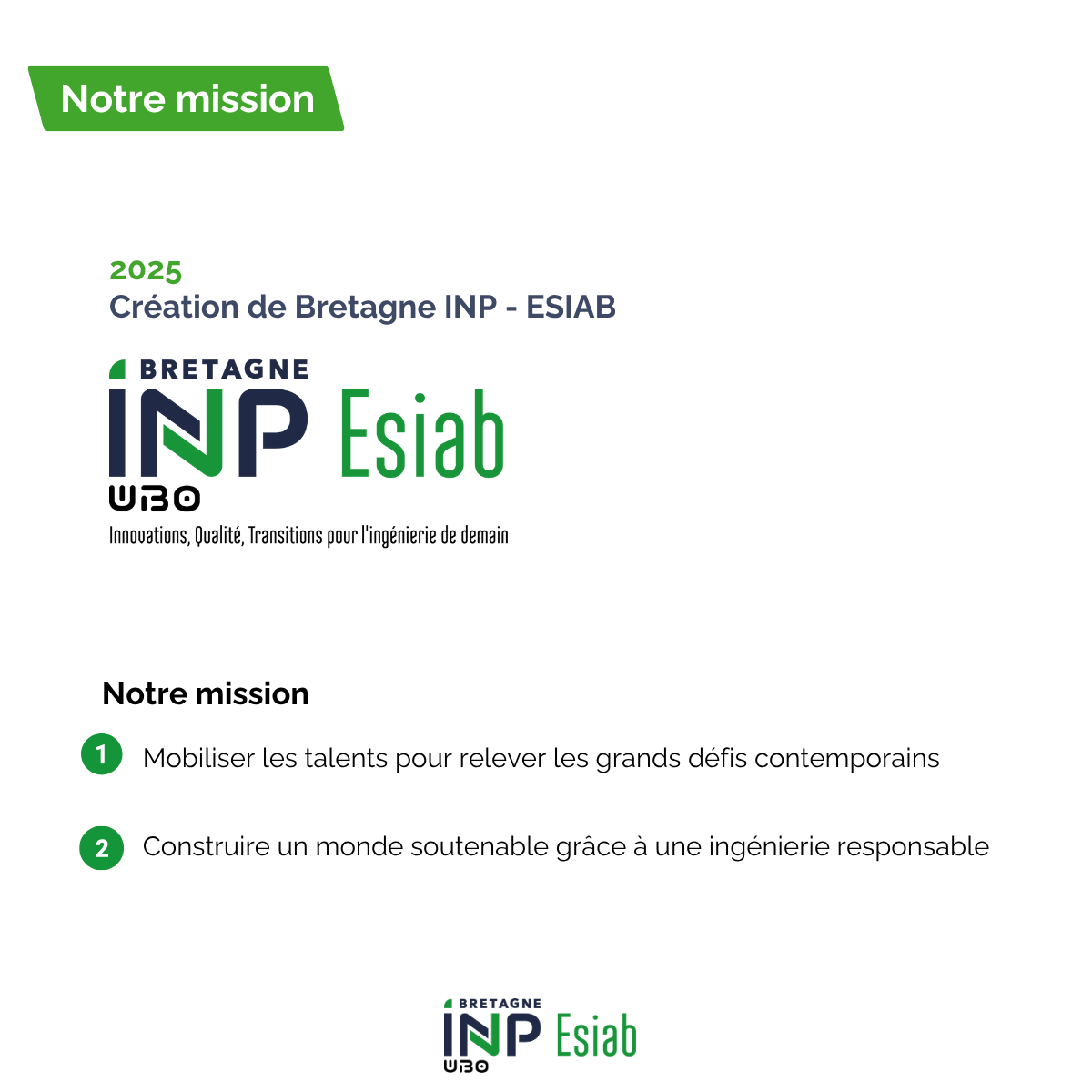 Lancement BretagneINP-Esiab