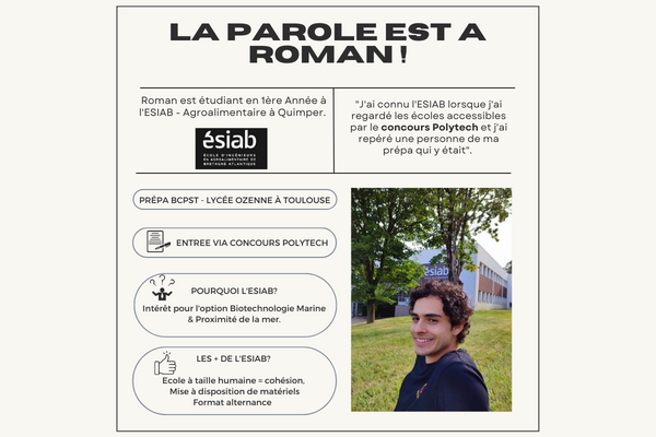 Témoignage Roman 1A - Concours Polytech