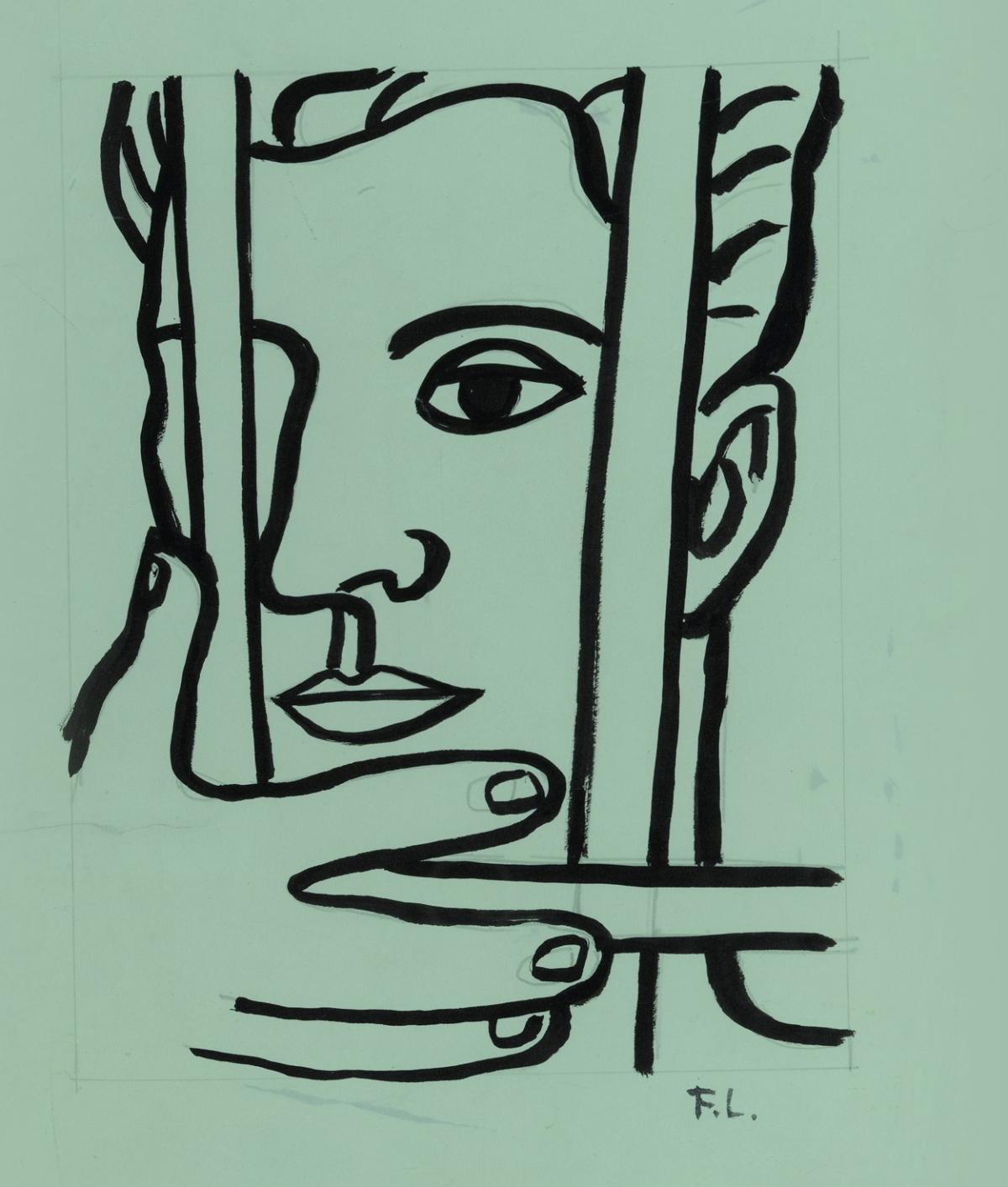 Fernand-Léger-Portrait-d'Henri-Martin