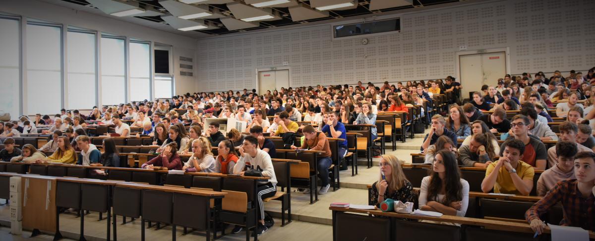 Nos étudiants en amphi
