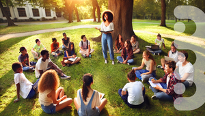 Visuel pour illustrer la formation Enseigner en extérieur par UniCamp