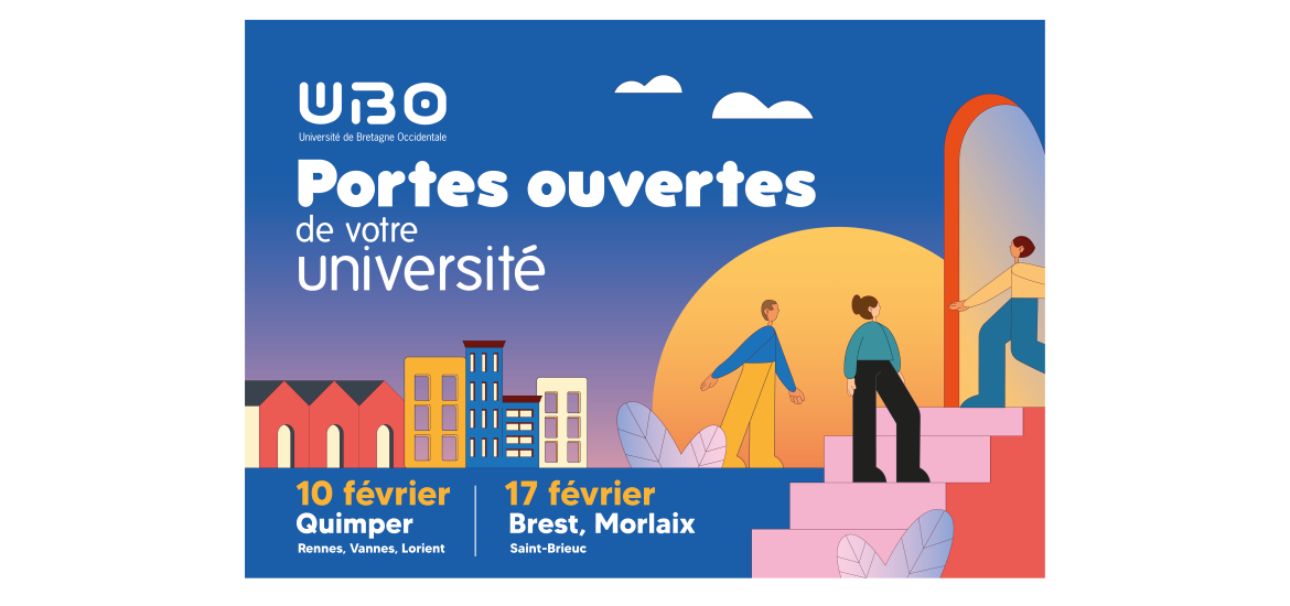 Visuel des journées portes ouvertes de l'UBO 2024
