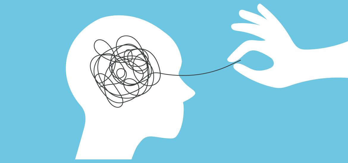 Visuel pour illsutrer la prise en charge de pathologies mentales