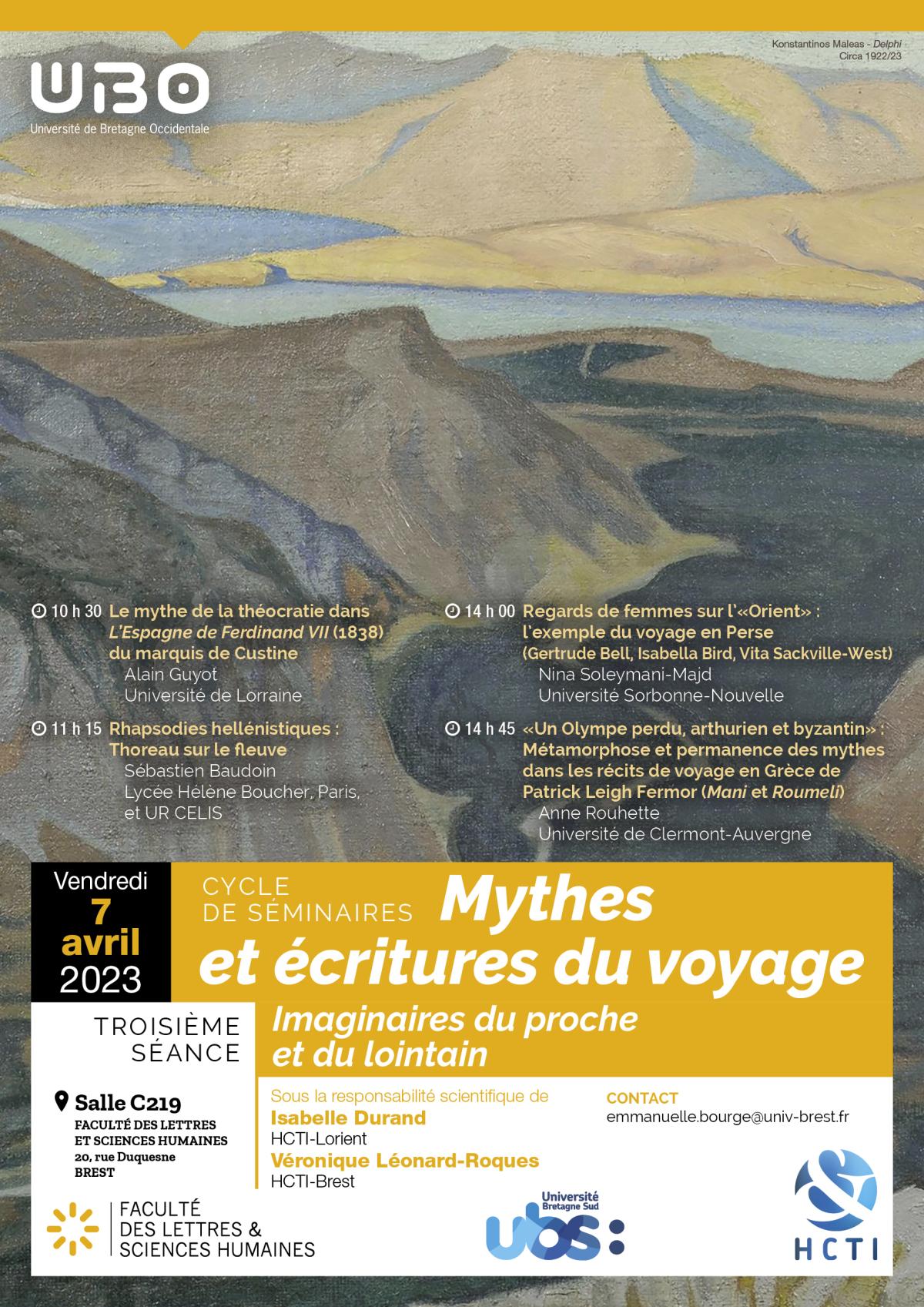 Ecriture s du voyage