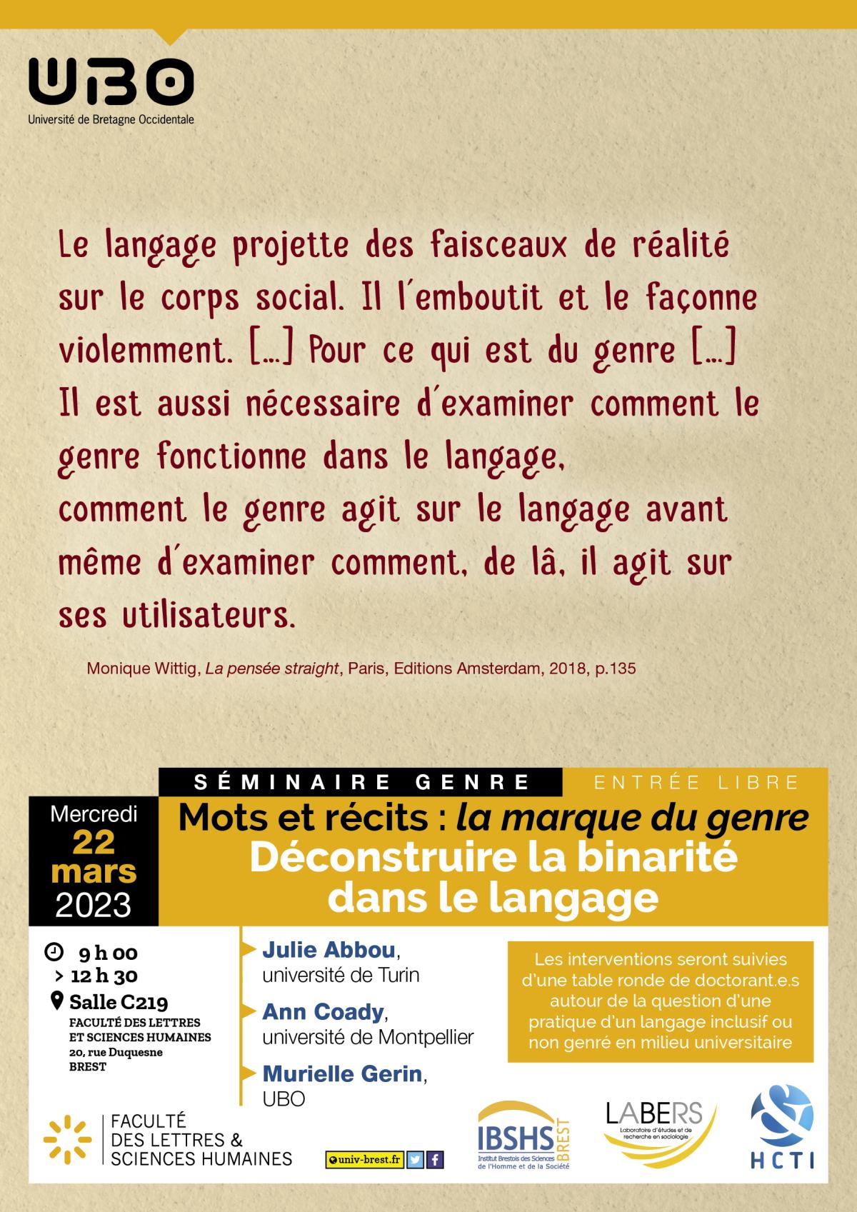 MOTS ET RECITS