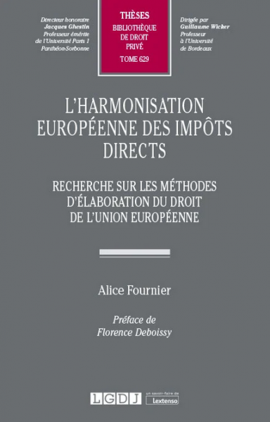 l'harmonisation européenne des impôts directs