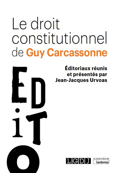 le droit constitutionnel de guy carcassonne