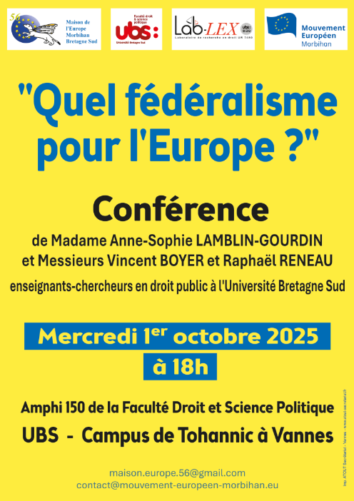 Quel fédéralisme pour l'Europe ?