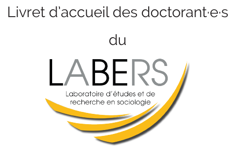 Couverture du livret d'accueil des doctorant-es