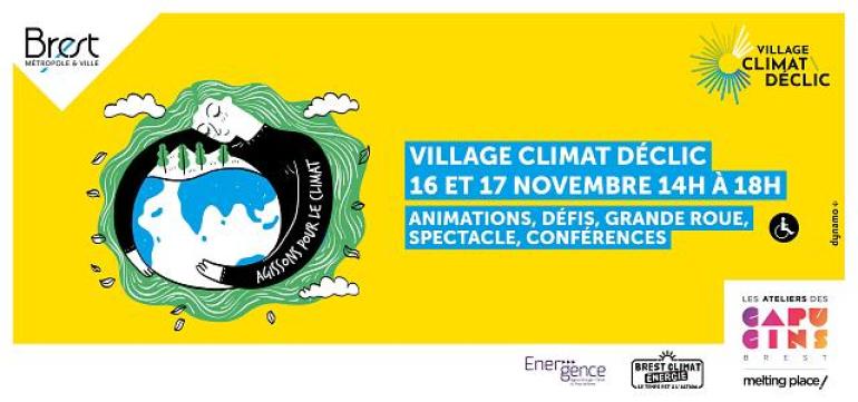 Affiche Climat Déclic - 16 et 17 novembre 2024
