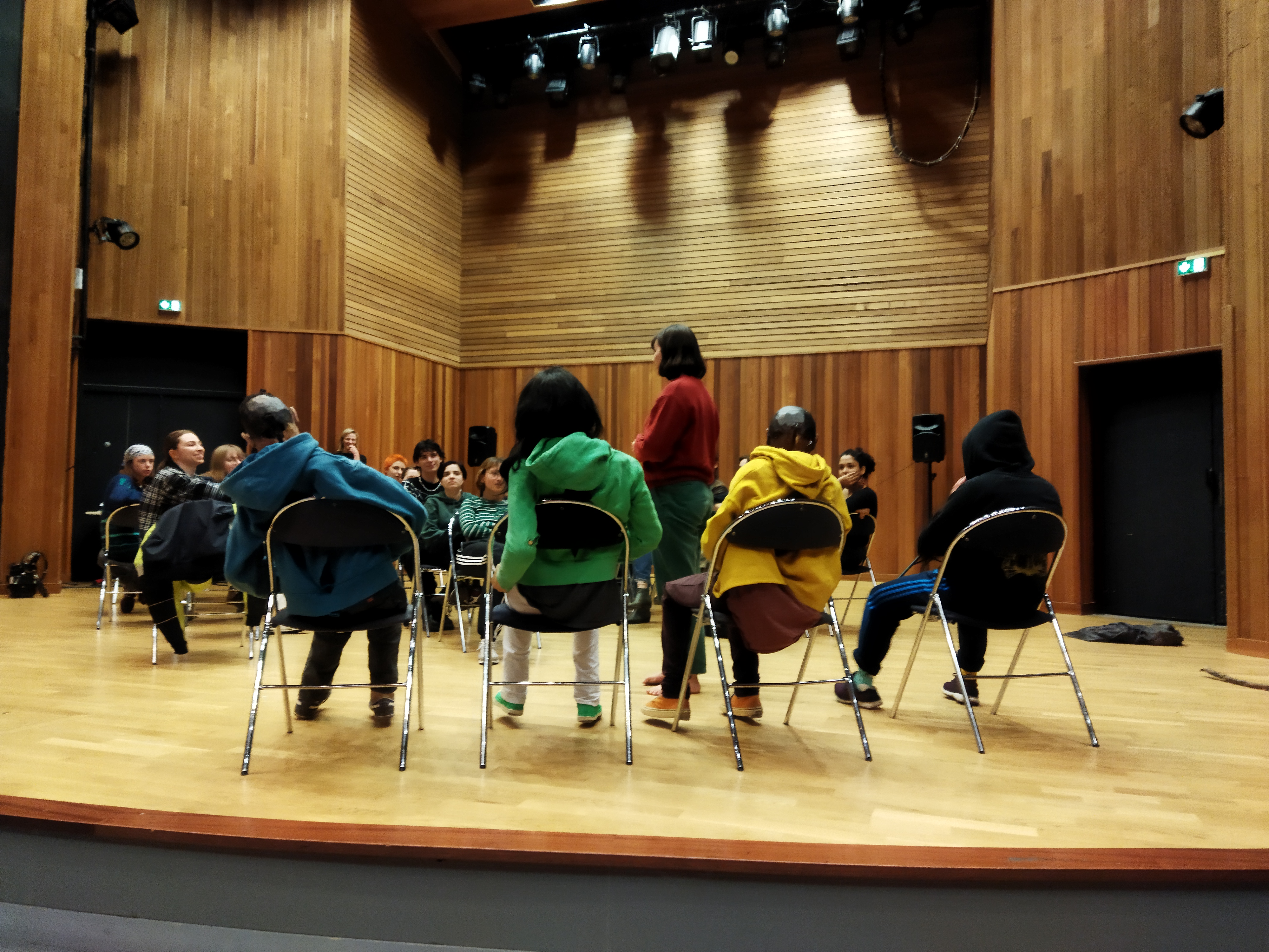 Séance à l'auditorium du Conservatoire