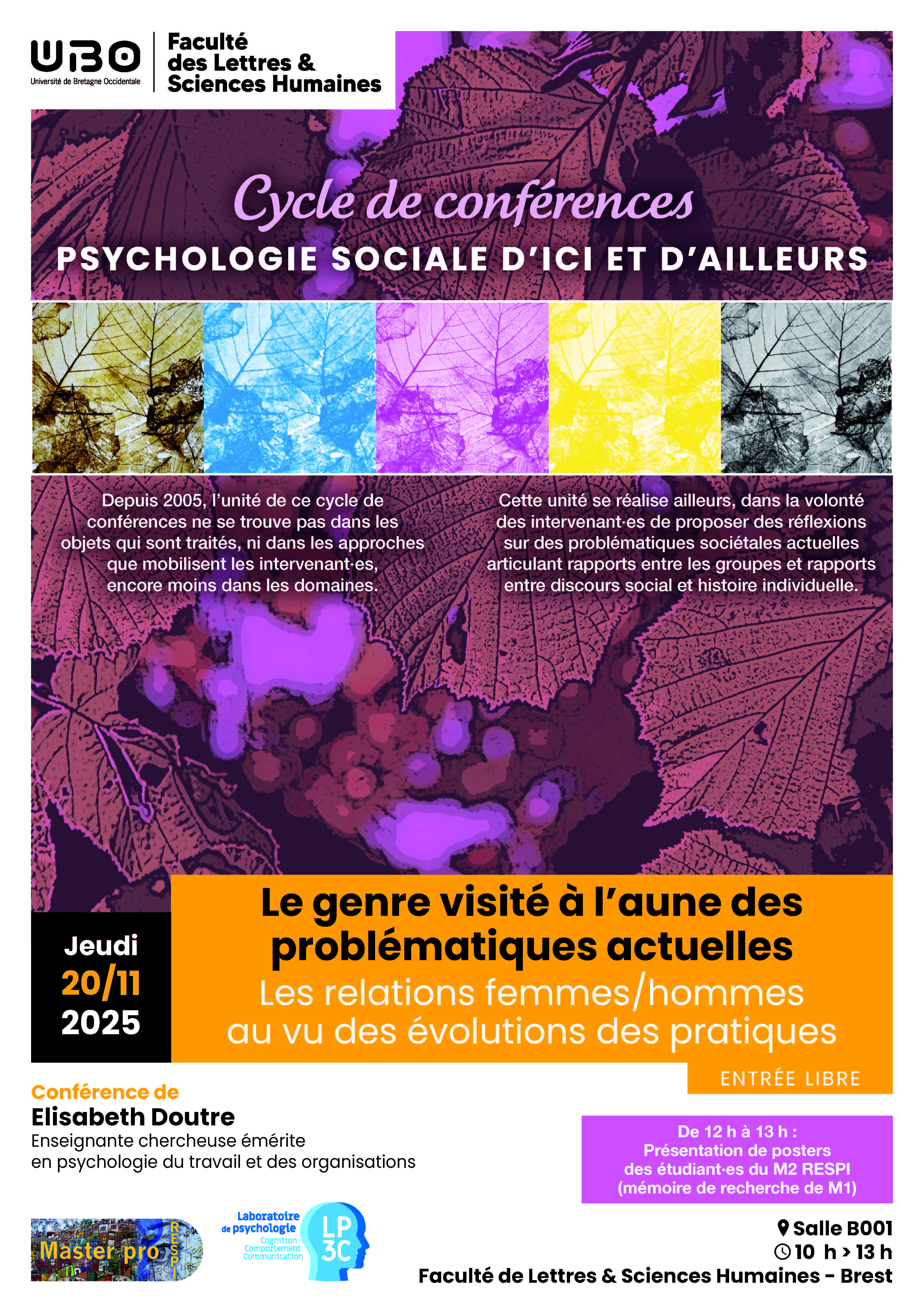 Affiche de la conférence