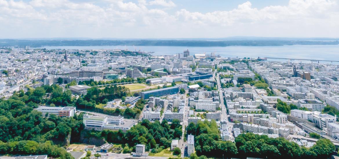 Vue aérienne Brest
