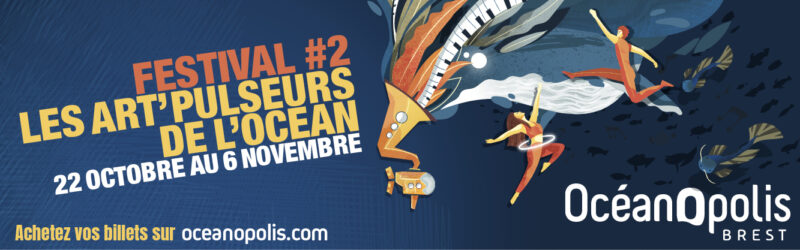 Affiche du festival des Art'Pulseurs de l'océan 2022