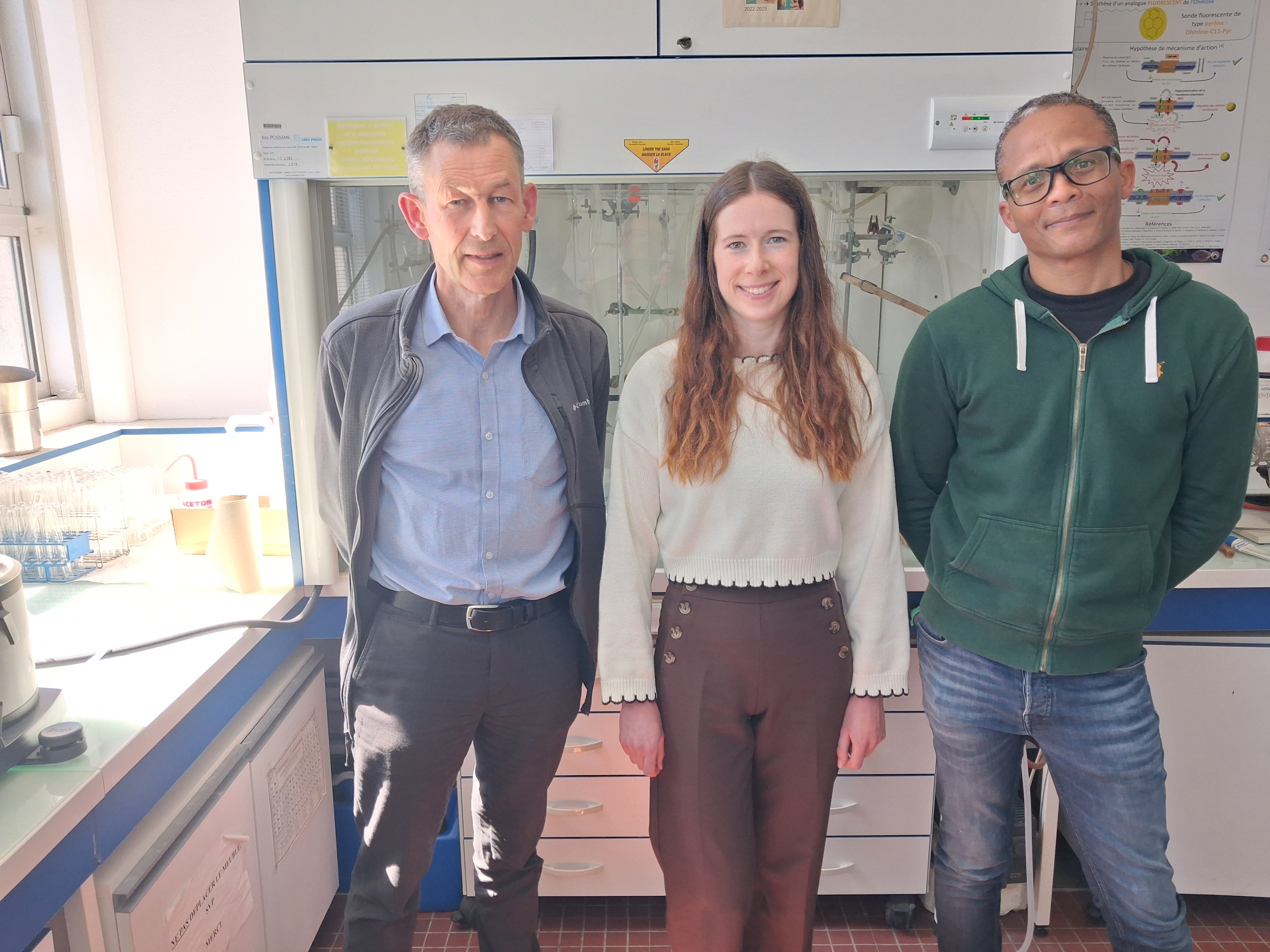 Paul-Alain Jaffrès, Chloé Le Roux et Mathieu Berchel