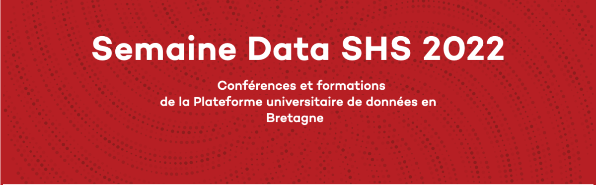 Semaine Data SHS 2022