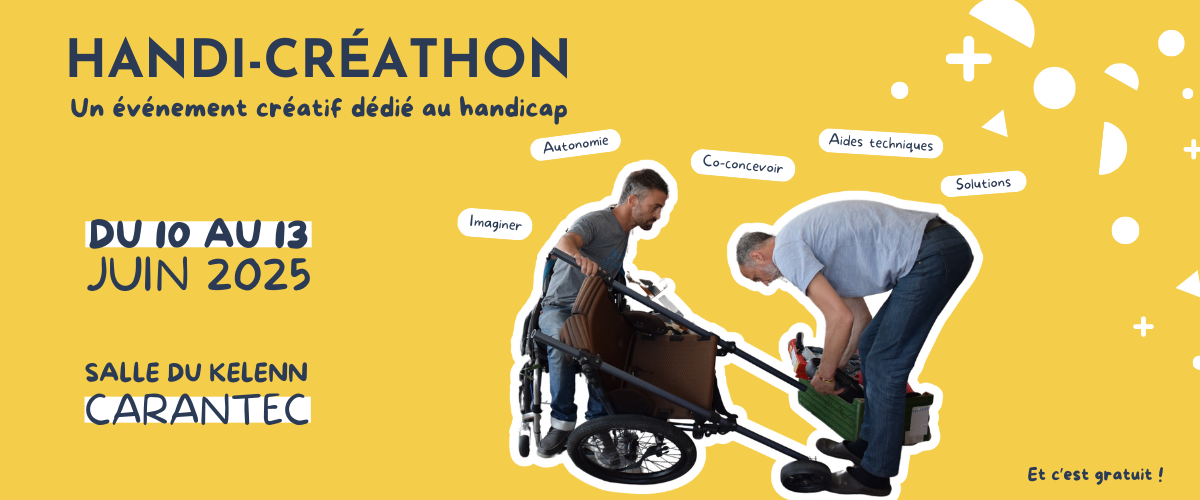 Lancement du projet européen LEADER pour Le Breizh FabriBus pendant le Handi-Créathon d’été à Carantec