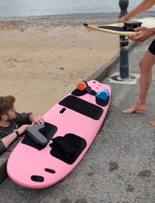 cales en mousse surf