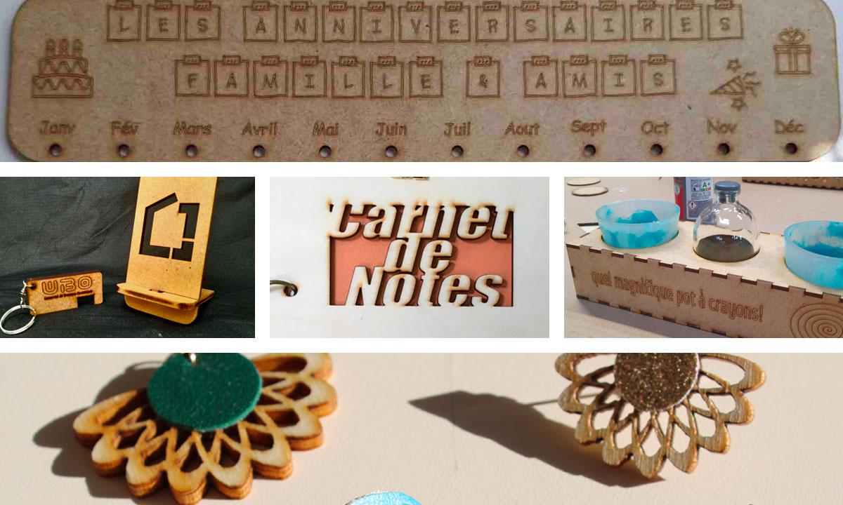 visuels des objets ateliers DIY action sociale
